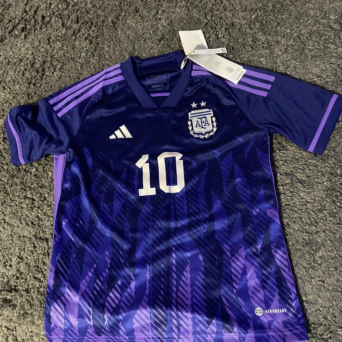 New !! Argentina away jersey World Cup 2022 kit Lionel Messi custom for  Sale in Orlando, FL - OfferUp