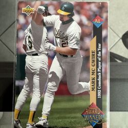 1993 Upper Deck #493 Mark McGwire Baseball Card