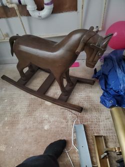 Restoration hardware sales rocking horse