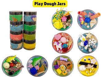 Play Dough Kid, 8 pack Sensory Kit, Sensory Toys, Preschool Toys, Montessori