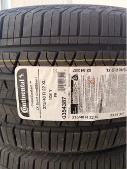 Continental CrossContact LX Sport ContiSilent in size 275/40 R 22 XL (108 Y).