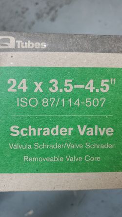 24x 3.5-4.5 Schrader tube for fat bike