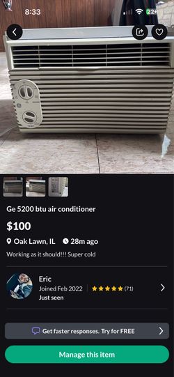 GE AIR CONDITIONER