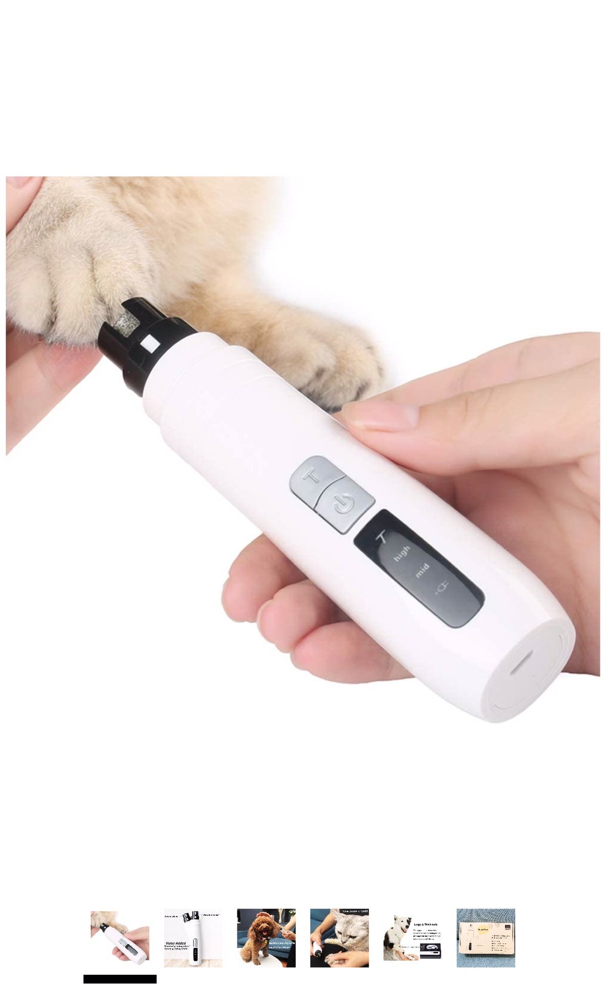 Pet Nail Grinder,Painless Dog Nail Grinder,Professional Pet Nail Grooming,Pet Paws Nail Trimmer,Quiet Dog Nail Trimmer,Grinder Dogs
