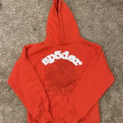 Sp5der Hoodie Orange L