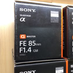 Sony FE 85mm F1.4 