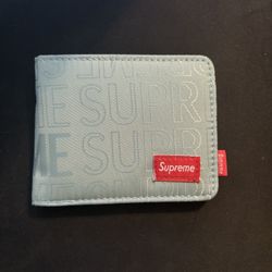 Light Blue Supreme Wallet