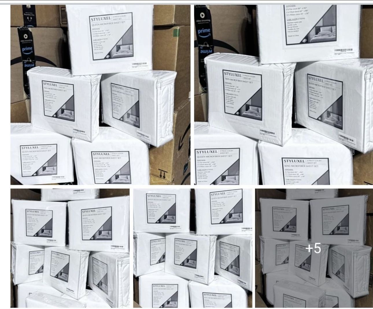 Selling Luxury Microfiber Sheet Sets in all sizes: King, Queen, and Twin.