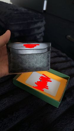Black luxury leathered card holder