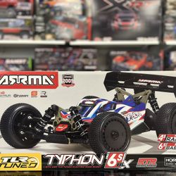 Arrma Typhon 1/8 6S 4WD TLR Tuned Race Buggy.