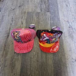 Crystal Rock Baseball Cap Girls Pink Barbie Print Mesh Back Beaded Snap Back