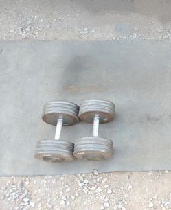 Dumbbells 2x85lbs