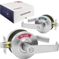OAKMOORE Commercial Door Handle | Vacant Occupied & Commercial Restroom Lock