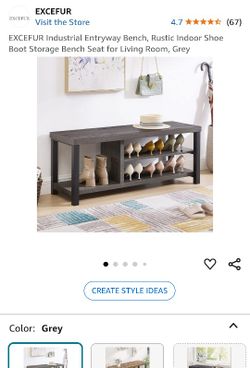 Open Box Shoe Entryway Bench, Never Used