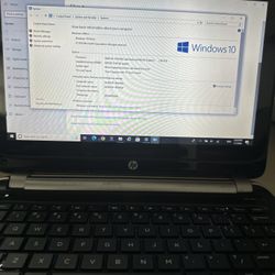 HP PAVILION TOUCHSCREEN AMD A6-1450@ 1.00GHz/8GB-500GB HDD-11.5'' Win10 HM