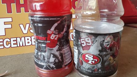 49ers collectible Gatorade.