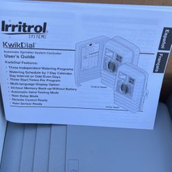 Irritrol  4 Stages Sprinkler Timer Outdoors New