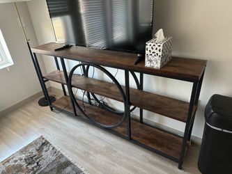 ASU apt - tv table - moving
