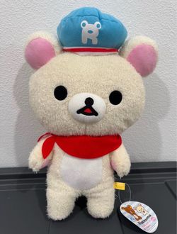Authentic San-X Rilakkuma Kuji Sailor Hat Large Korilakkuma Plush RARE