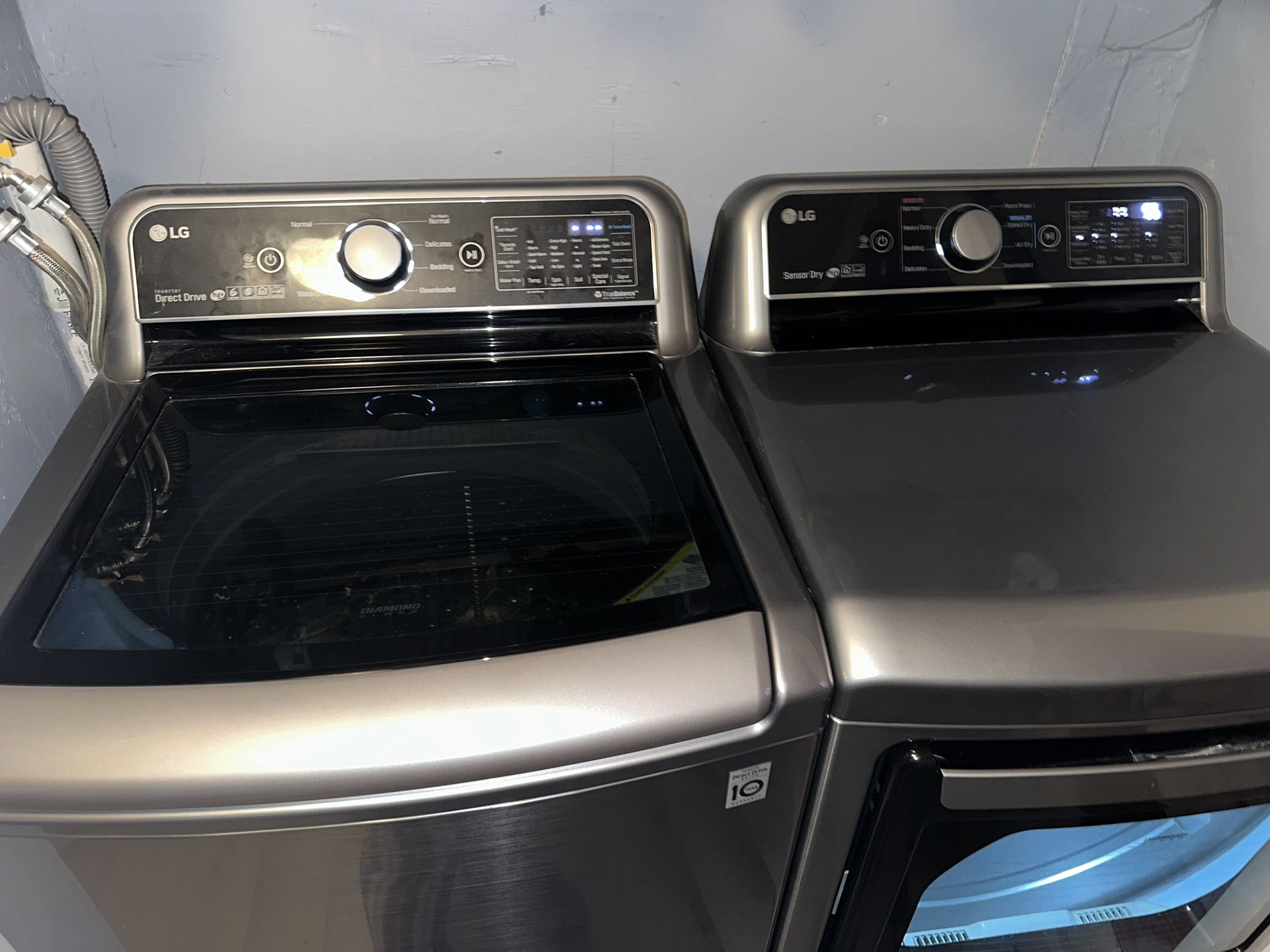 Smart LG Bluetooth Washer & Dryer