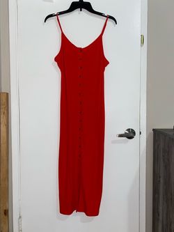 Red-Orange Dress