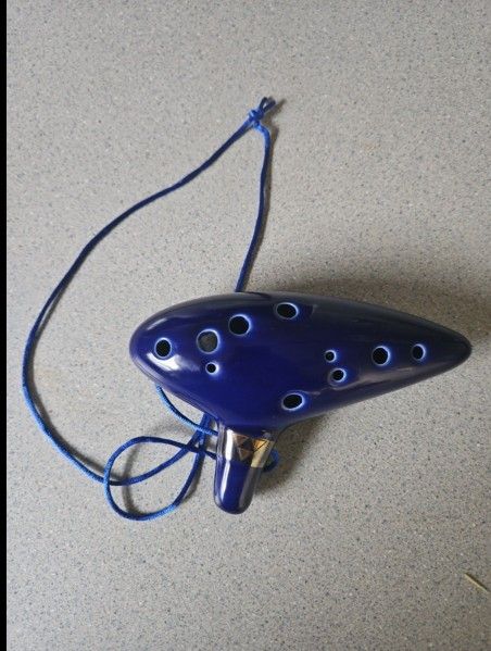 Blue Ocarina Flute