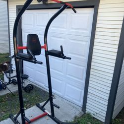 Pull Up And Dip Station