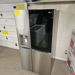 Brand New INSTAVIEW KNOCK Side By Side Refrigerator With CRAFT ICE