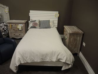 Rotta Rio Twin Platform Bed - White | Headboard