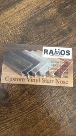 Custom Vinyl Stair Nose