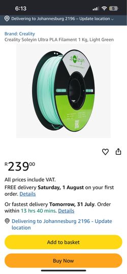 Soleyin 3d ultra PLA light green