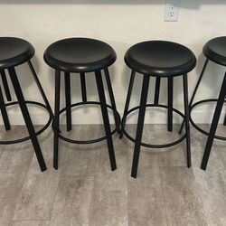 Brage Living Atlas Industrial Bar Stools Set of 4