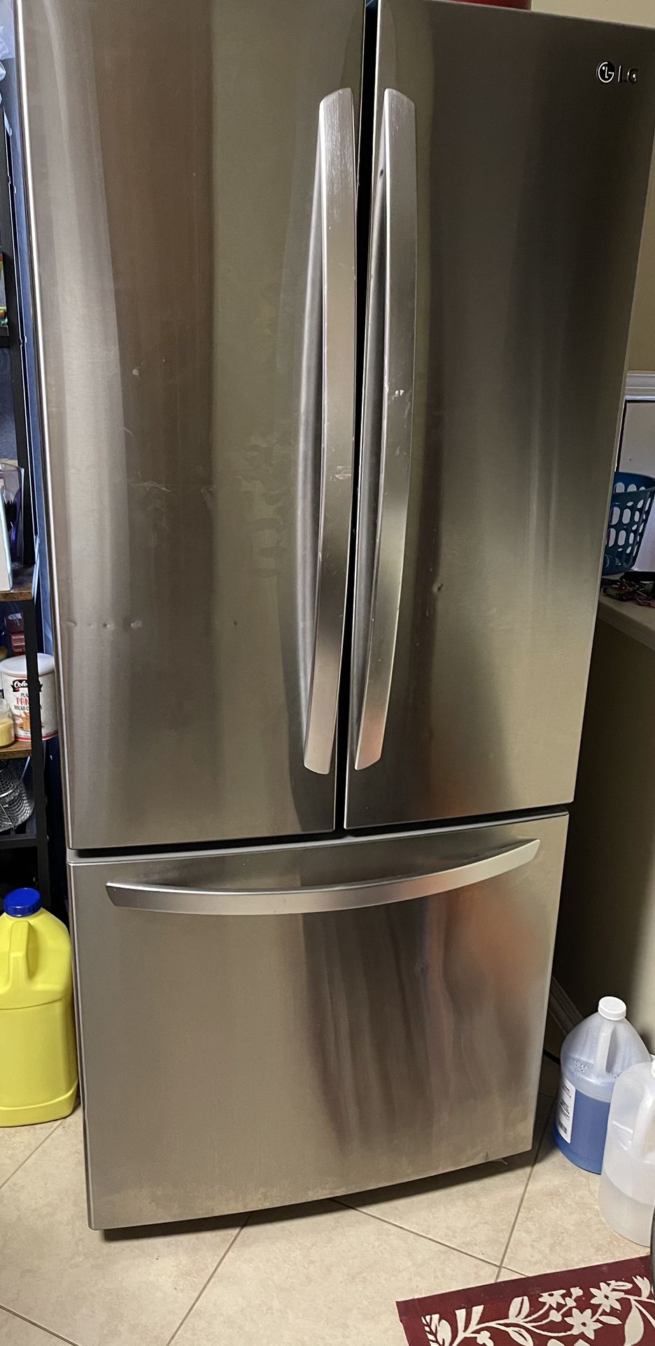 LG French Door Refrigerator And Freezer At The Bottom