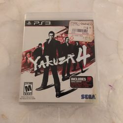 Yakuza 4 For PlayStation 3 