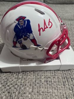 LeGarrette Blount Signed Autograph New England Patriots Mini Helmet- JSA