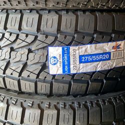 275/55/20 NEW SET OF TIRES HT
