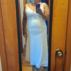 Wedding Dress From David's And Bridal 