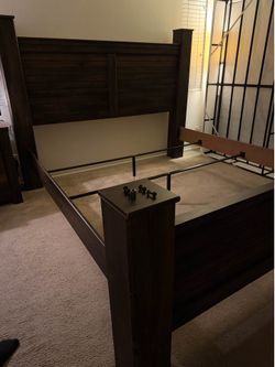 Standard king frame and boxspring
