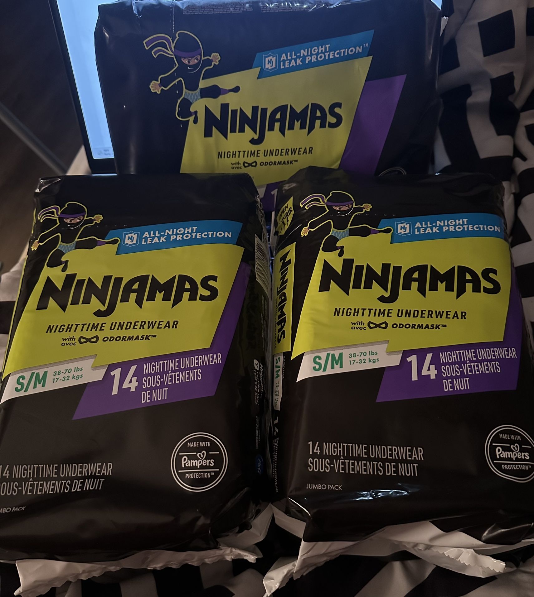 BRAND NEW S/M Ninjamas!