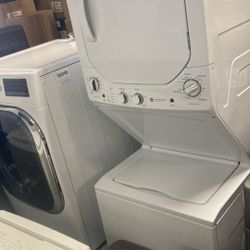 GE 24” Wide Laundry Center Washer Electric Dryer
