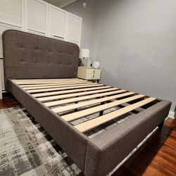 Grey Bed frame (Full)