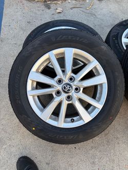 Original 16” Camry wheels with new tires