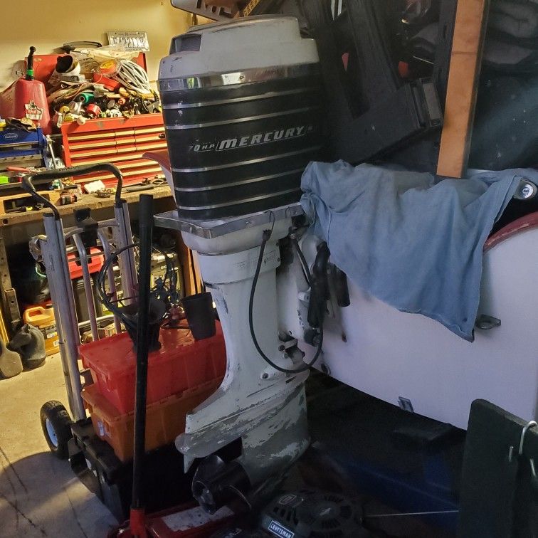 70 HP Mercury Outboard