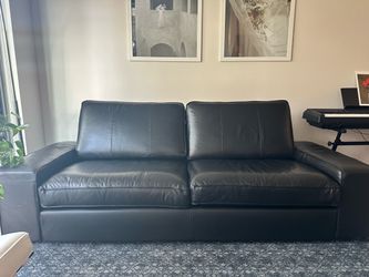 Black Leather Couch