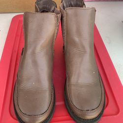 Little Girls Brown Boots