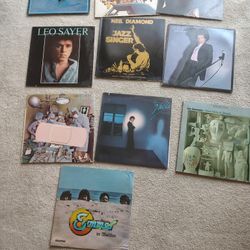 Vintage vinyl records LP Sly & the family stone Eagles Rascals Neil Diamond Leo Sayer etc...