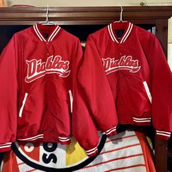 2- Vintage- DIABLOS 👺- Button up- Jackets!!    🚨Details ⬇️⬇️⬇️🚨