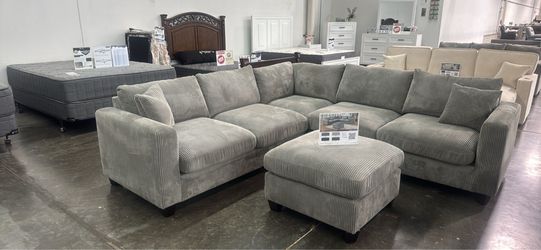 Corduroy couch new in box / firm price