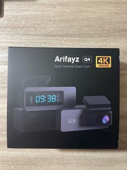 Arifayz Q4 4K Dual Channel Dash Cam