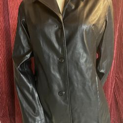 Womens Faux Leather Jacket